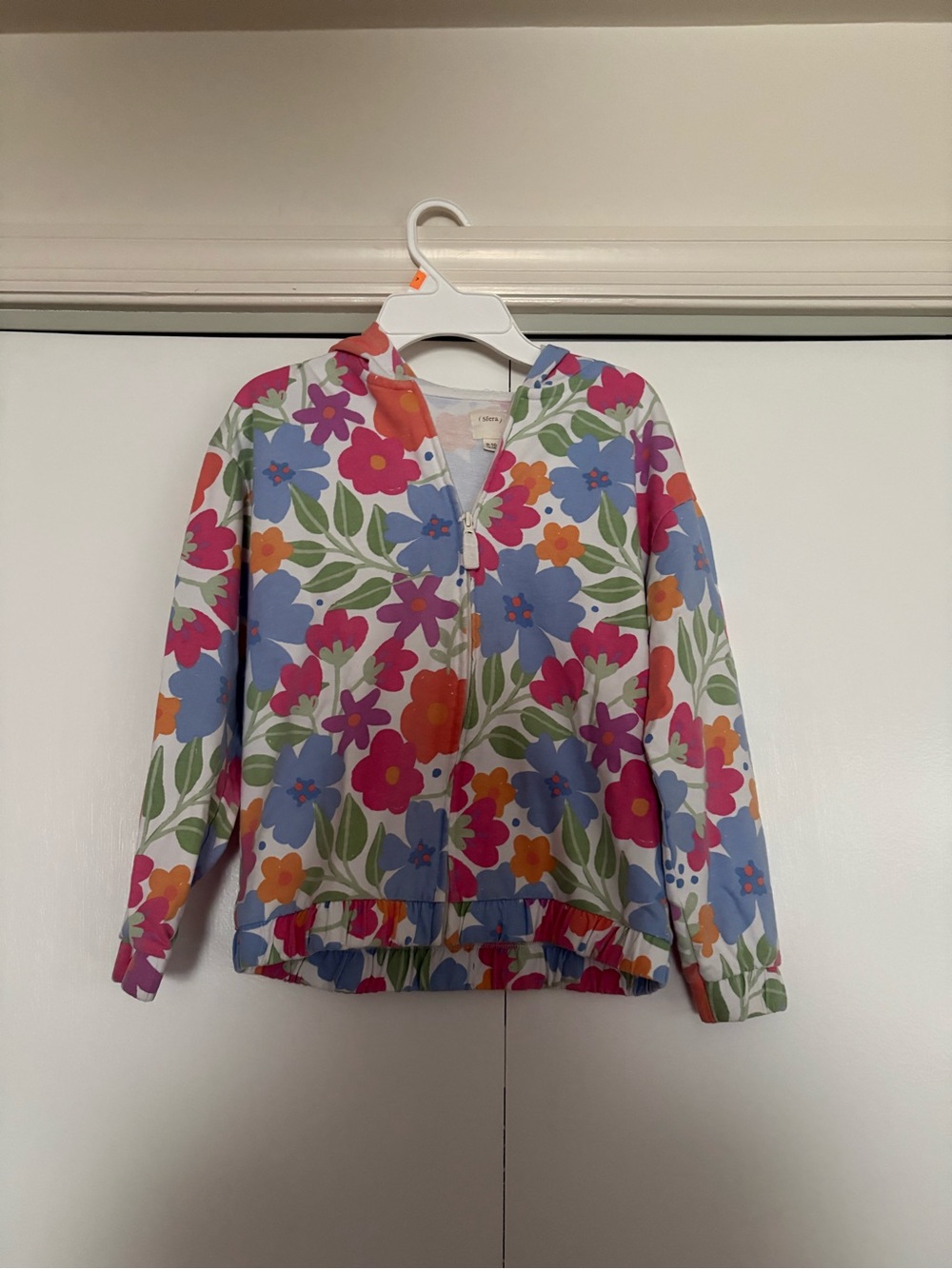 SFERA Girls Floral Hoodie in Multicolor Bloom